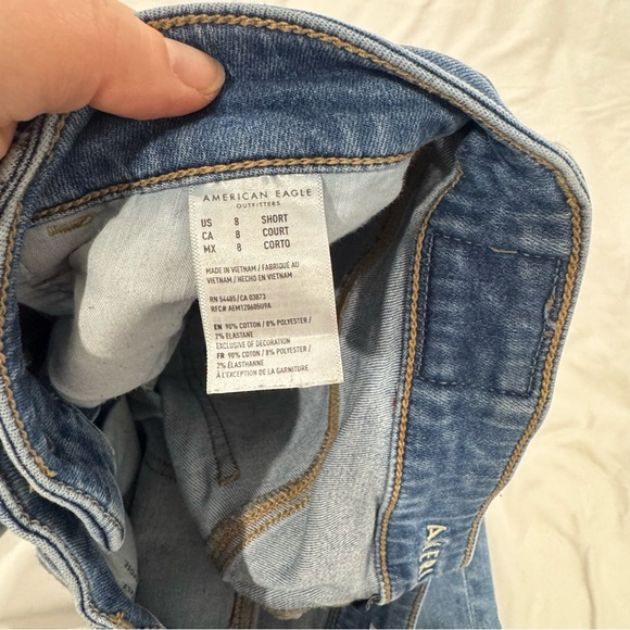 American Eagle High Waisted Skinny Size 8 Short Jeans Womens - Picture 4 of 4